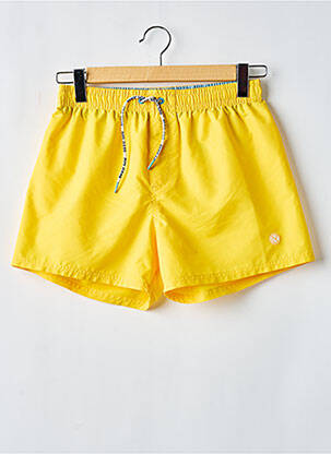 Short de bain effet matière satinée jaune PEPE JEANS homme