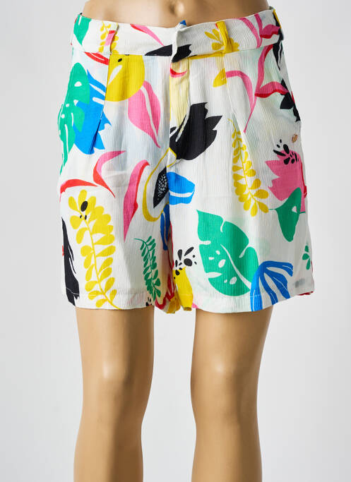 Short taille à pinces taille normale blanc LES TROPEZIENNES PAR M.BELARBI femme