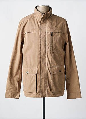 Veste casual poignets pressionnés marron CAMBRIDGE homme