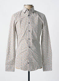 Chemise manches longues imprimé fantaisie beige VENTI homme