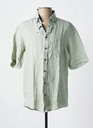 Chemise manches courtes poches vert CASAMODA homme