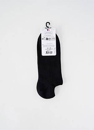 Chaussettes forme socquettes noir PERRIN unisexe
