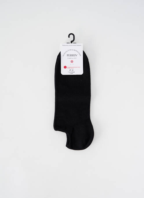 Chaussettes noir PERRIN pour unisexe