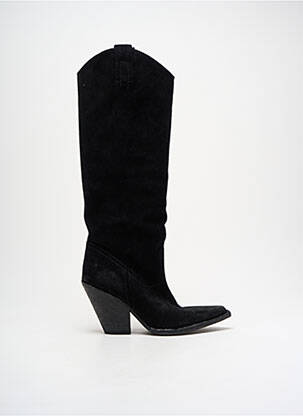 Bottes cubain talon de 7 à 9cm noir ELENA IACHI femme