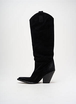 Bottes cubain talon de 7 à 9cm noir ELENA IACHI femme