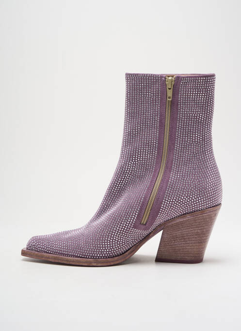 Bottines/Boots violet FRU.IT pour femme