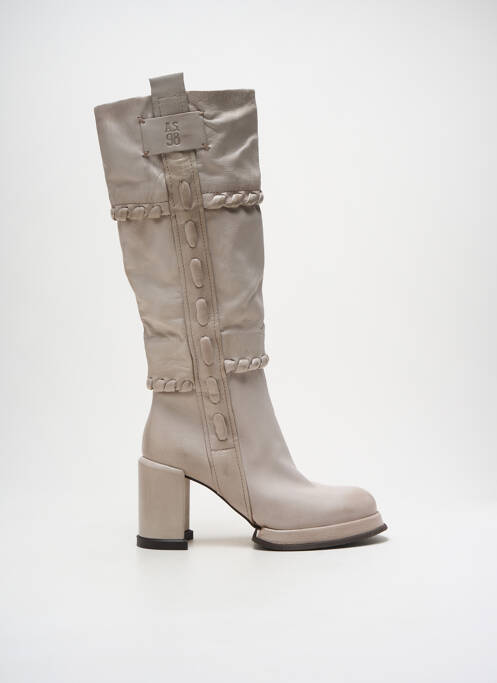 Bottes beige A.S.98 pour femme