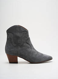 Bottines/boots cubain talon de 4 à 6cm gris LES:VENUES femme
