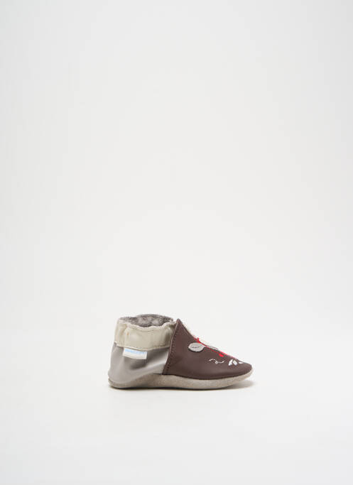 Chaussons/Pantoufles marron ROBEEZ pour garçon