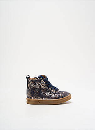 Bottines/boots semelle amovible bout rond bleu BELLAMY fille