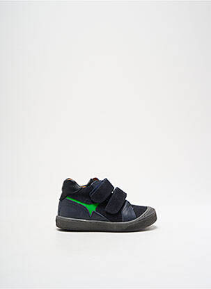 Baskets nubuck bout rond bleu BELLAMY garcon