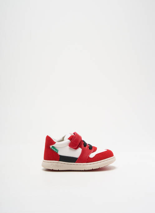 Baskets rouge KICKERS pour garçon