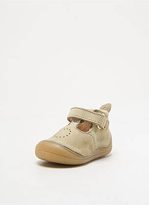 Sandales/nu pieds nubuck bout rond vert BABYBOTTE garçon