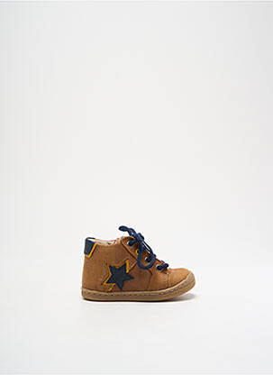 Bottillons nubuck bout rond marron BELLAMY garçon