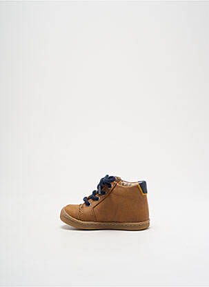 Bottillons nubuck bout rond marron BELLAMY garçon