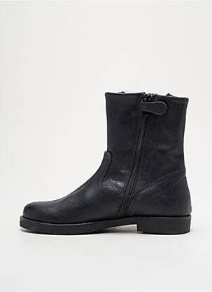 Bottines/boots matière lisse talon bas noir STONES AND BONES fille