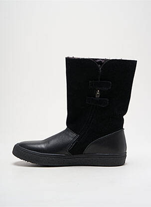 Bottines/boots matière lisse bout rond noir GBB fille