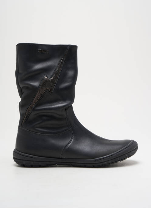 Bottines/boots matière lisse bout rond noir STONES AND BONES fille