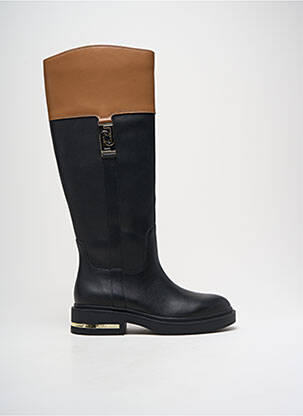 Bottes matière lisse talon de 4 à 6cm noir LIU JO femme