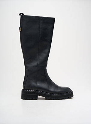 Bottes tissage satiné talon de 4 à 6cm noir LIU JO femme
