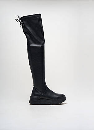 Cuissardes tissage satiné talon de 4 à 6cm noir LIU JO femme