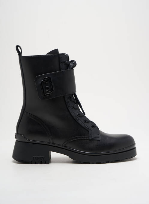Bottines/boots matière lisse talon de 4 à 6cm noir LIU JO femme