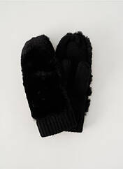 Gants noir RINO & PELLE pour femme seconde vue