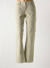 Pantalon flare taille normale taille normale beige CREAM femme