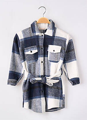 Veste casual col chemisier bleu KIDS STAR fille