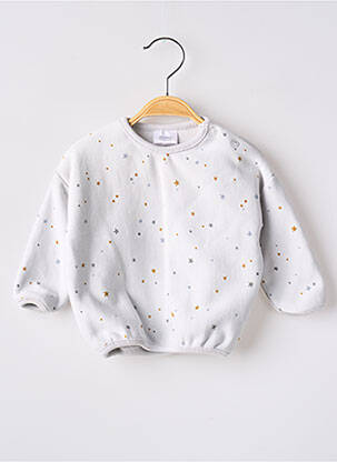 Sweat-shirt manches longues manches longues bleu GLOOP garcon