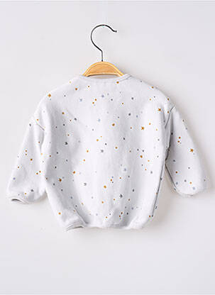 Sweat-shirt tissage molletoné manches longues bleu GLOOP garcon