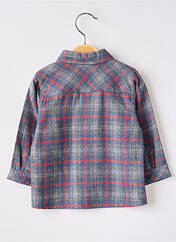 Chemise manches longues gris MONNA ROSA pour garçon seconde vue