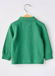 Polo vert MONNA ROSA pour garçon seconde vue