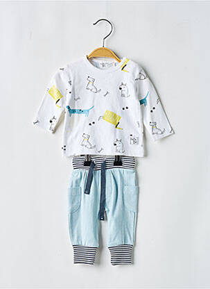 Ensemble pantalon taille élastique bleu BABY BOL garçon