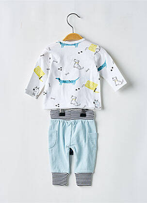 Ensemble pantalon taille élastique bleu BABY BOL garçon