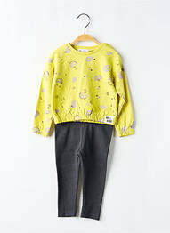 Ensemble pantalon type de haut t-shirt jaune BABY BOL fille