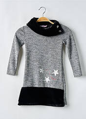 Robe mi-longue gris P'TIT MÔME pour fille seconde vue