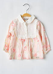 Robe mi-longue rose MONNA ROSA pour fille seconde vue
