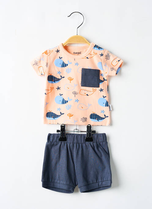 Ensemble short bleu BABY BOL pour garçon