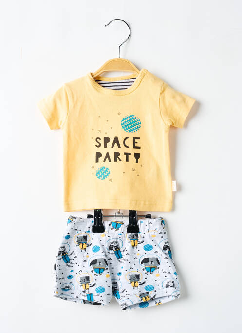 Ensemble short orange BABY BOL pour garçon