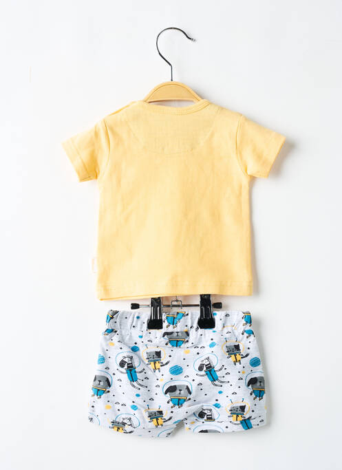 Ensemble short orange BABY BOL pour garçon