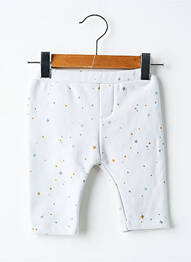 Pantalon droit taille normale taille élastique gris GLOOP fille