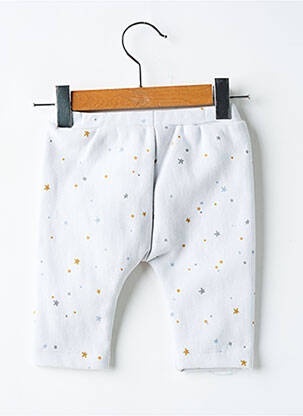 Pantalon droit taille normale taille élastique gris GLOOP fille
