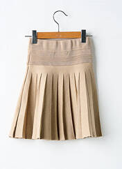 Jupe mi-longue beige FASHION pour fille seconde vue