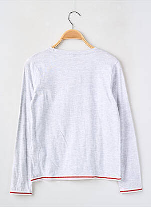 T-shirt stretch manches longues gris LOSAN fille