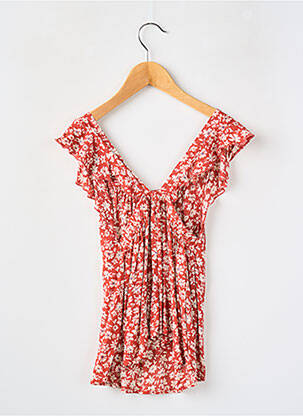 Top manches courtes manches courtes rouge LOSAN fille