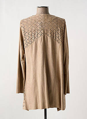 Veste casual tissage suedine beige THOMAS RABE femme