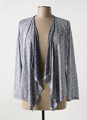 Gilet manches longues manches 3/4 bleu LE COMTE femme