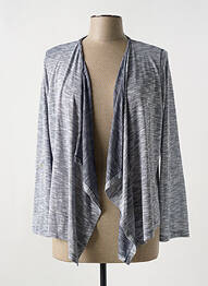 Gilet manches longues manches 3/4 bleu LE COMTE femme