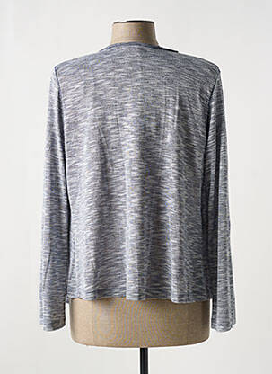 Gilet manches longues manches 3/4 bleu LE COMTE femme